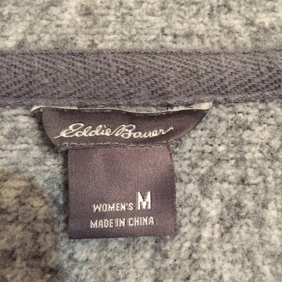 Eddie Bauer Cardigan Fair Isle Pattern - Picture 5 of 5